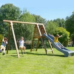 Aire De Jeux En Bois Fleur