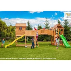 Aire De Jeux En Bois - Maxi Sized Plaza