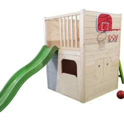 Aire De Jeux En Bois Sport Avec Toboggan