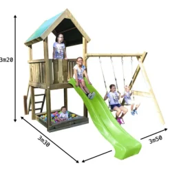 Aire De Jeux Riverside Avec Tour Et Portique