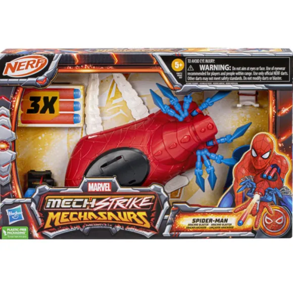 Arachno Blaster Spiderman - Nerf Marvel Mech Strike Mechasaurs
