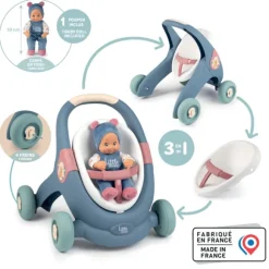 Baby Walker 3 En 1 + Poupon