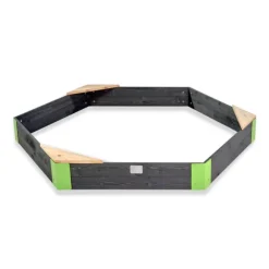 Bac A Sable En Bois Hexagonal Aksent 200 X 170 Cm