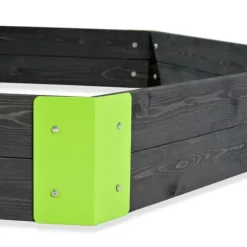 Bac A Sable En Bois Hexagonal Aksent 200 X 170 Cm