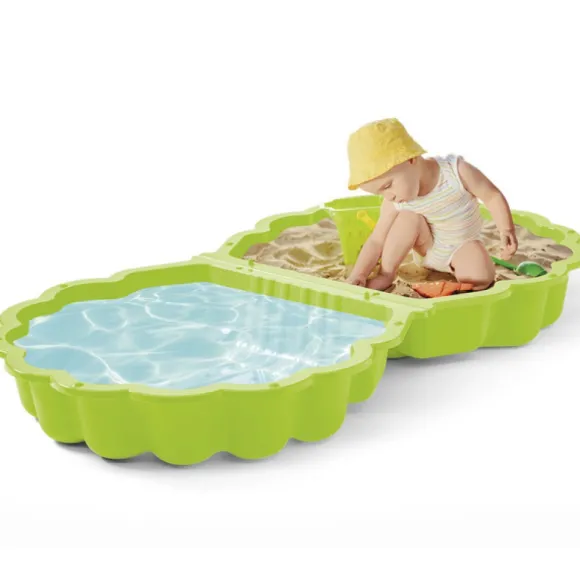 Bac A Sable En Plastique Coquillage Avec Couvercle