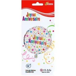 Ballon Joyeux Anniversaire 45 Cm