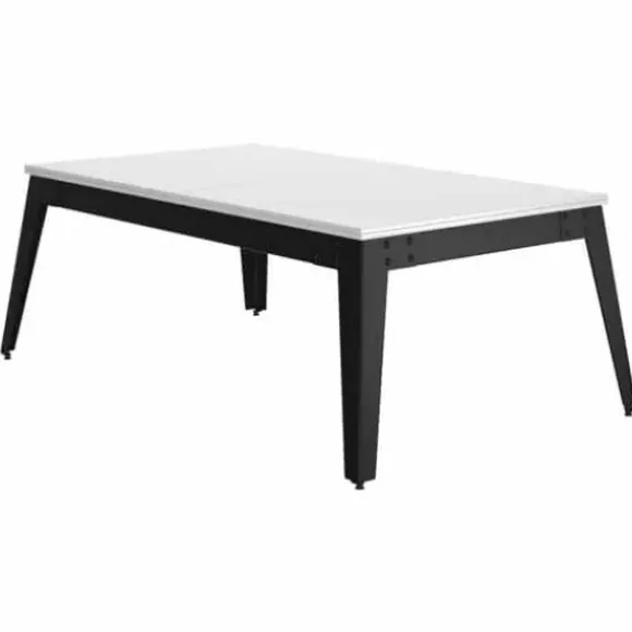 Billard Steel Blanc/Gris Avec Plateau