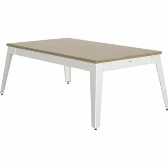 Billard Steel Oslo Blanc Avec Plateau