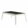 Billard Steel Oslo Blanc Avec Plateau
