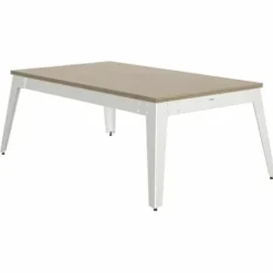 Billard Steel Oslo Blanc Avec Plateau