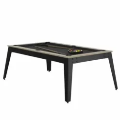 Billard Steel Oslo Gris Avec Plateau