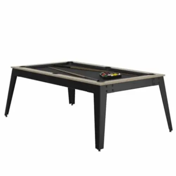 Billard Steel Oslo Gris Avec Plateau