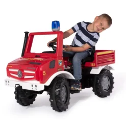 Camion A Pedales Unimog Pompiers