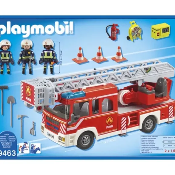 9463 - Camion Pompiers Echelle Pivotante Playmobil City Action