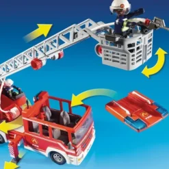 9463 - Camion Pompiers Echelle Pivotante Playmobil City Action