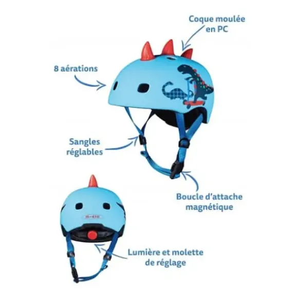 Casque Bleu Pour Draisienne Bikloon