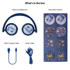 Casque Buddyphones Bleu