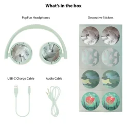 Casque Buddyphones Vert