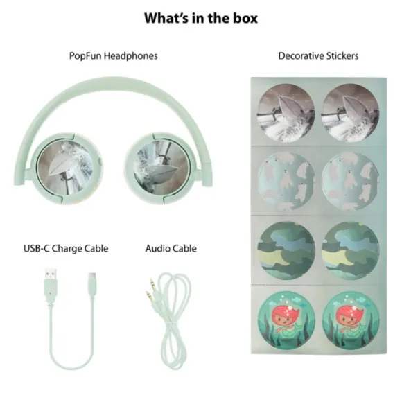 Casque Buddyphones Vert