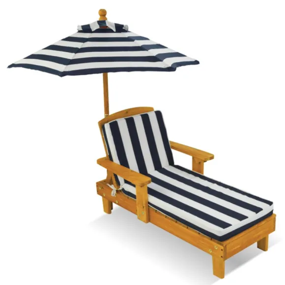 Chaise Longue Avec Parasol