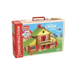 Chalet En Bois 240 Pieces Avec 3 Personnages
