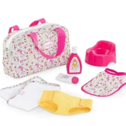 Coffret Accessoires A Langer Fleuri
