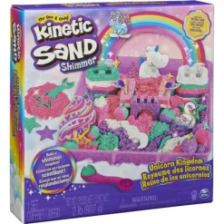 Coffret Le Royaume Magique Des Licornes - Kinetic Sand - Sable Magique A Modeler