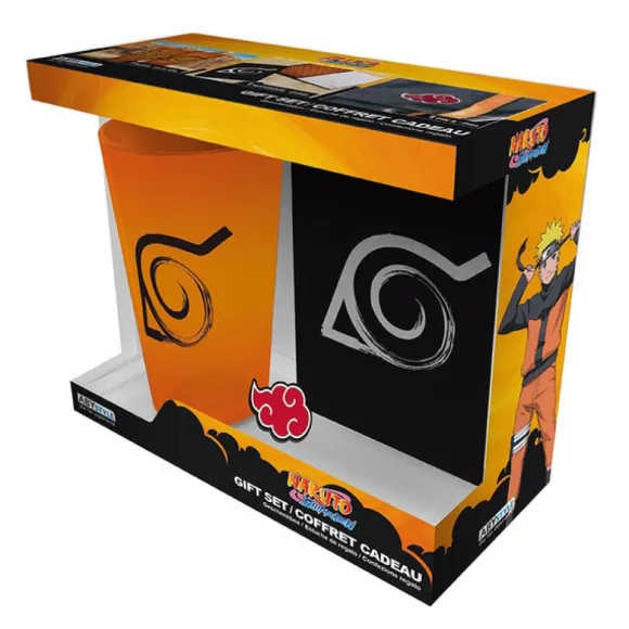 Coffret Naruto - Verre Carnet Et Pins