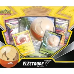 Coffret Pokemon 4 Boosters Electrode De Hisui V