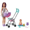 Coffret Poupee Barbie Skipper Baby-Sitter Poussette