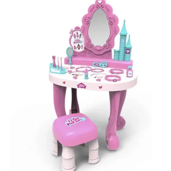 Coiffeuse Princesse Et 16 Accessoires - 78 Cm