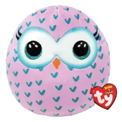 Coussin Peluche Chouette - 20 Cm