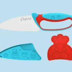 Couteau Chefclub Kids Bleu Et Rouge