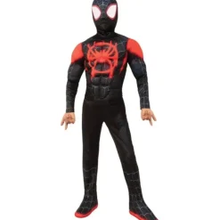 Deguisement Deluxe Miles Morales Spiderverse - Taille 3/4 Ans