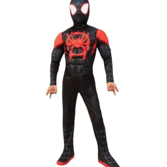 Deguisement Deluxe Miles Morales Spiderverse - Taille 3/4 Ans