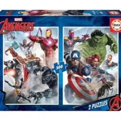 Deux Puzzles Marvel Avengers