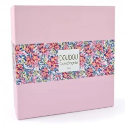 Doudou Faon Blanc Avec Petales Boh'Aime