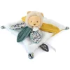 Doudou Lion Blanc Avec Petales Boh'Aime
