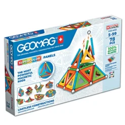 Geomag - Ecofriendly 78 Pieces Panels Supercolor