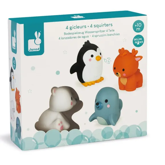 Gicleurs Pour Le Bain 4 Animaux De La Banquise