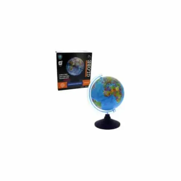 Globe Terrestre En Relief Lumineux 32 Cm