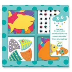 Gommettes J'Aime Les Poissons