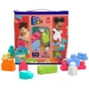 Grand Sac De Construction Mega Bloks 60 Briques - Rose