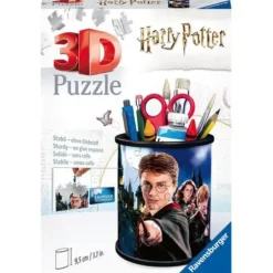 Harry Potter - Puzzle 3D Pot A Crayons 54 Pieces