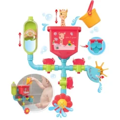 Jeu De Bain Tuyaux Folie Avec Hochet Maracas