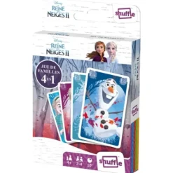 Jeu De 7 Familles 4 En 1 - La Reine Des Neiges