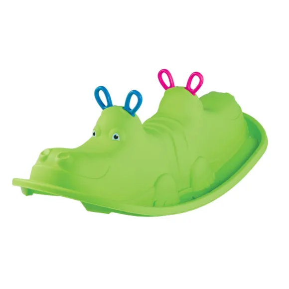 Jouet A Bascule 3 Places - Hippopotame