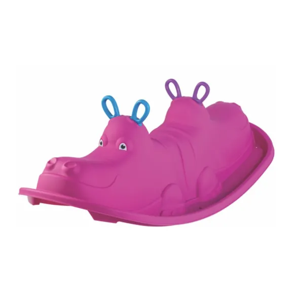 Jouet A Bascule 3 Places - Hippopotame