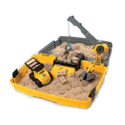 Kinetic Sand - Mallette De Construction - Sable Magique A Modeler