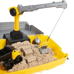 Kinetic Sand - Mallette De Construction - Sable Magique A Modeler